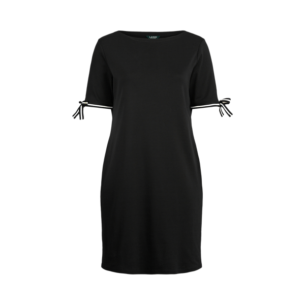Cotton Boatneck Dress Lauren Woman in 1