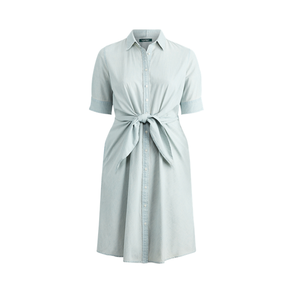 Robe-chemise en chambray Lauren Woman en 1
