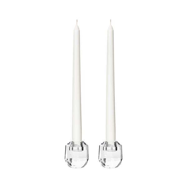 Clear Leigh Crystal Candlestick Set Ralph Lauren Home 2