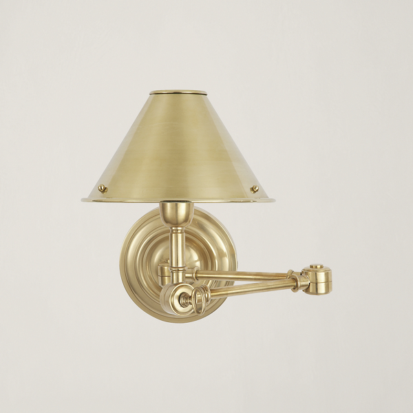 Ralph Lauren Silver or Gold sold Swing lamp