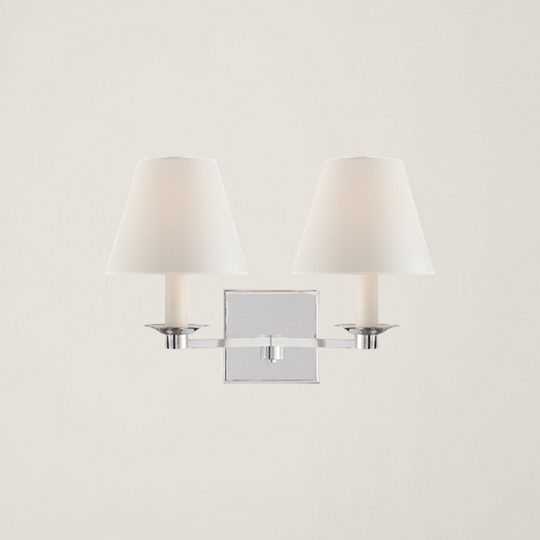 Wandleuchte Evans mit Doppelarm