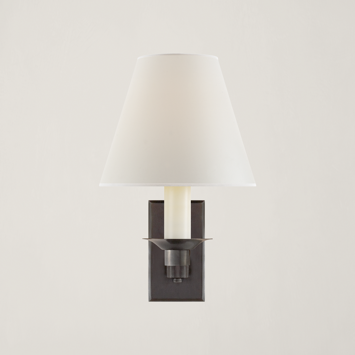 Ralph Lauren Evans Library Sconce Size Mini in Silver