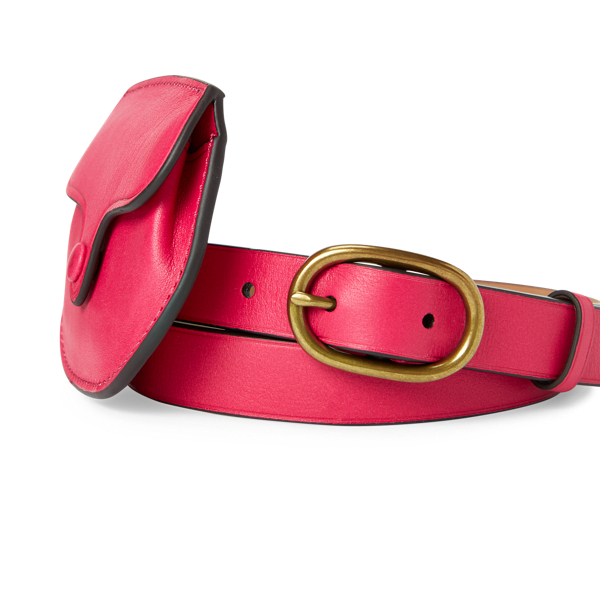 Peony Leather Skinny Belt Bag Polo Ralph Lauren 4