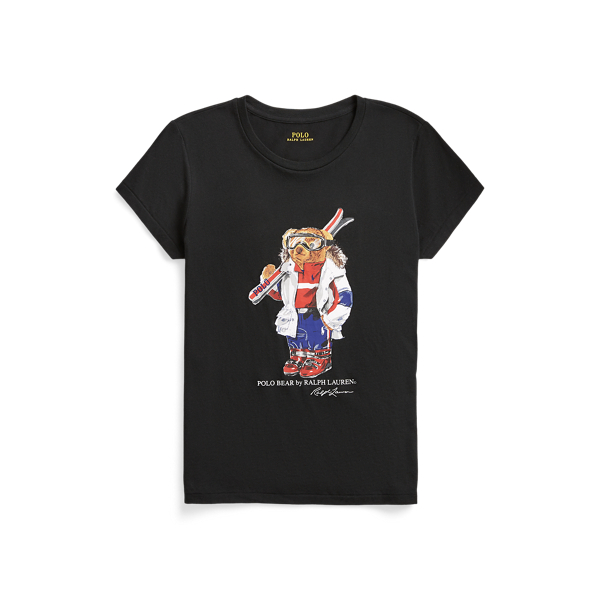 Ski Bear Jersey Tee for Women Ralph Lauren UK