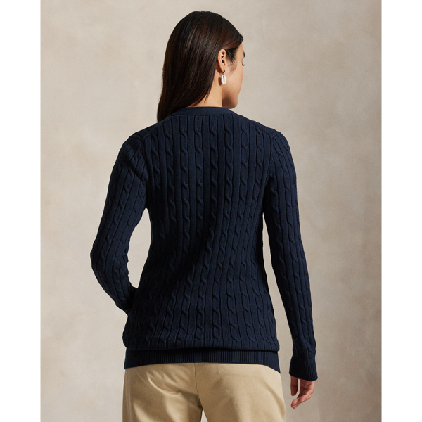 Hunter Navy Cotton Cardigan Polo Ralph Lauren 4