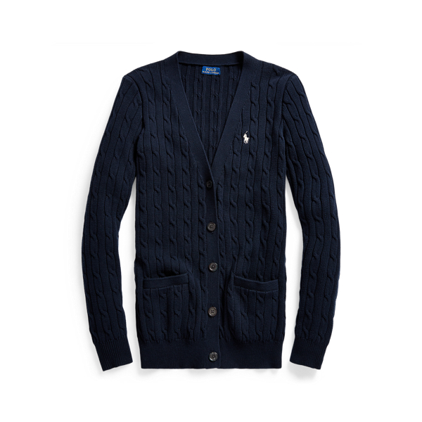 Hunter Navy Cotton Cardigan Polo Ralph Lauren 2