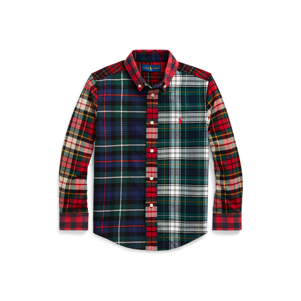 Plaid Cotton Fun Shirt Boys 1.5-6 Years 1