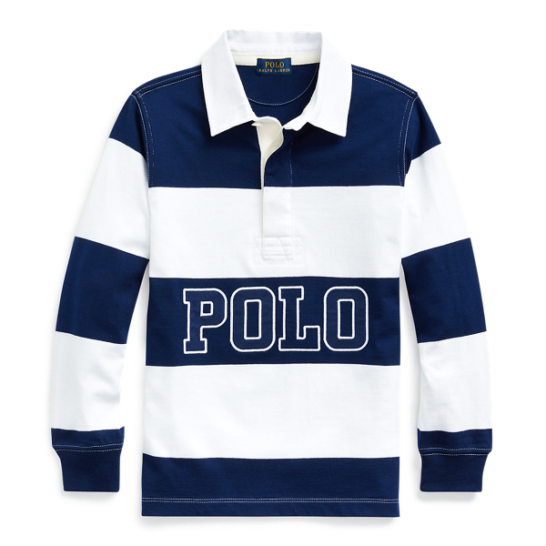 Striped Cotton Jersey Rugby