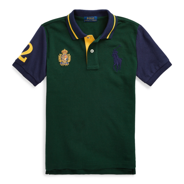 Polo Big Pony in piqu&eacute; di cotone Boys 6-14 Years in 1