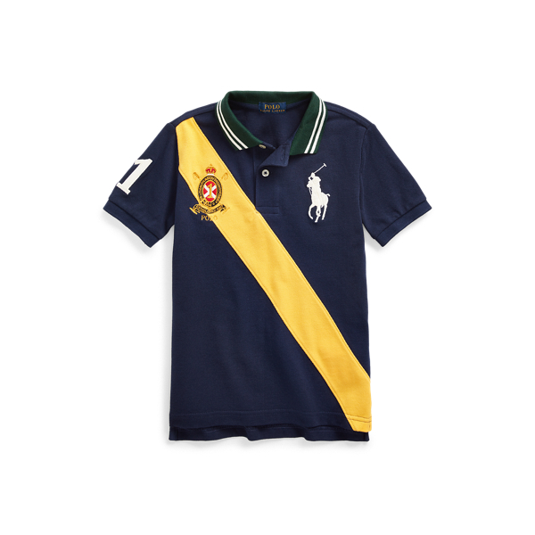 Big Pony Cotton Mesh Polo Boys 6-14 Years 1