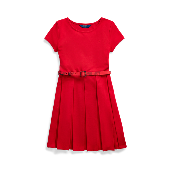 Pleated Ponte Dress Girls 7-14 Years in 1
