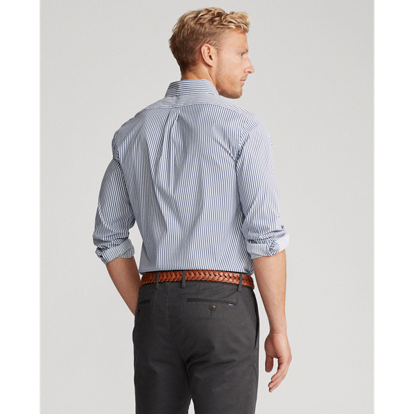 Navy Multi/White Slim Fit Performance Shirt Polo Ralph Lauren 4