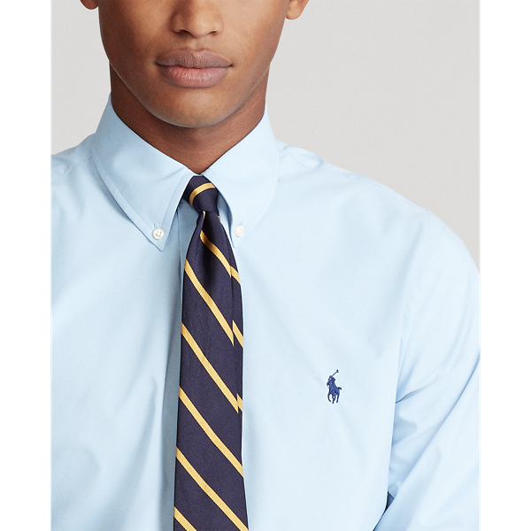 Office Blue Slim Fit Performance Shirt Polo Ralph Lauren 6