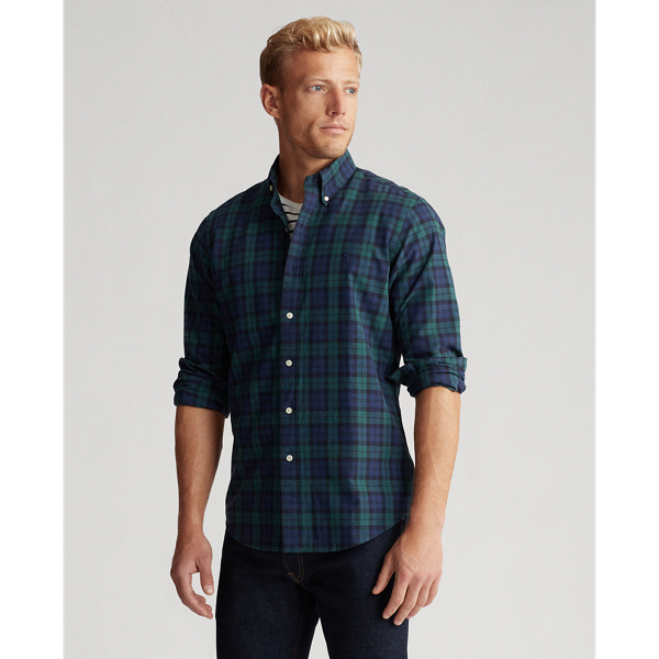 Hunter Green/Navy Mu Classic Fit Oxford Shirt Polo Ralph Lauren 3