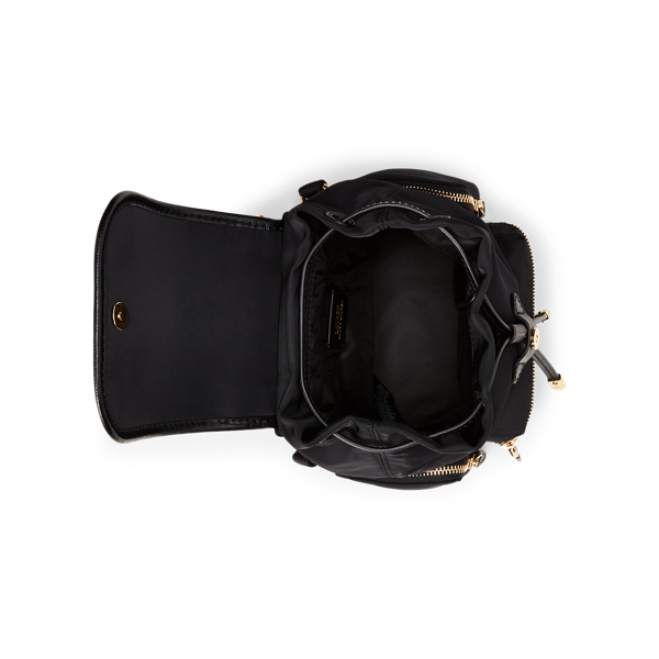 Black Nylon Keely Small Backpack Lauren 4