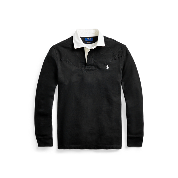 Custom Slim Fit Fleece Rugby Polo Ralph Lauren 1