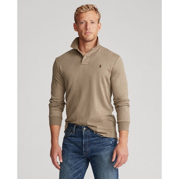 Partridge Heather Custom Slim Fit Soft Cotton Polo Shirt Polo Ralph Lauren 3