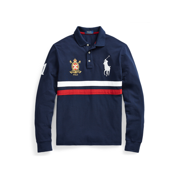 Custom Slim Fit Mesh Polo Polo Ralph Lauren 1