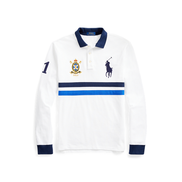 Custom Slim Fit Mesh Polo Polo Ralph Lauren 1
