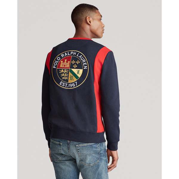 Doppellagiges Grafik-Sweatshirt Polo Ralph Lauren in Piloten-Navy multi 5
