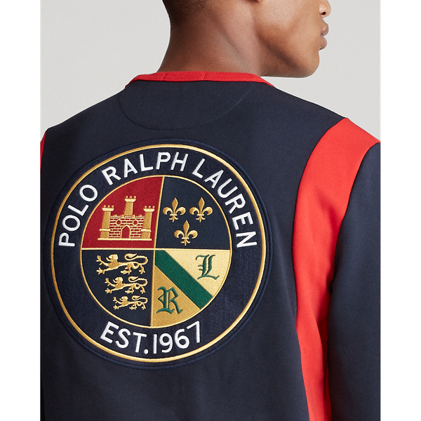 Doppellagiges Grafik-Sweatshirt Polo Ralph Lauren in Piloten-Navy multi 6