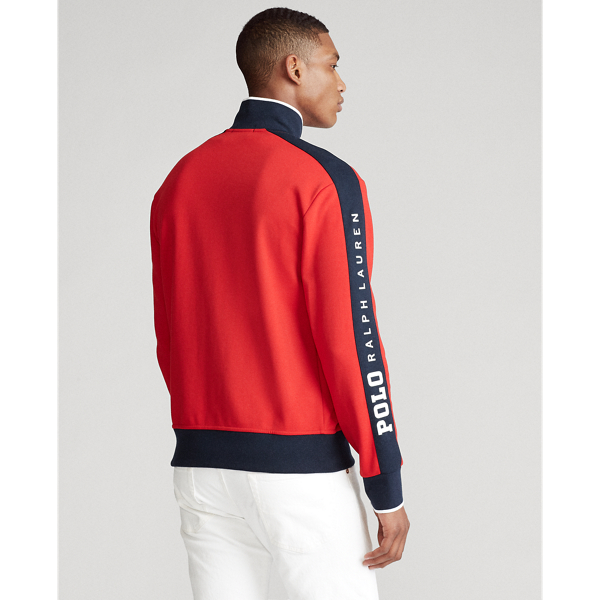 RL Red Double-Knit Track Jacket Polo Ralph Lauren 5