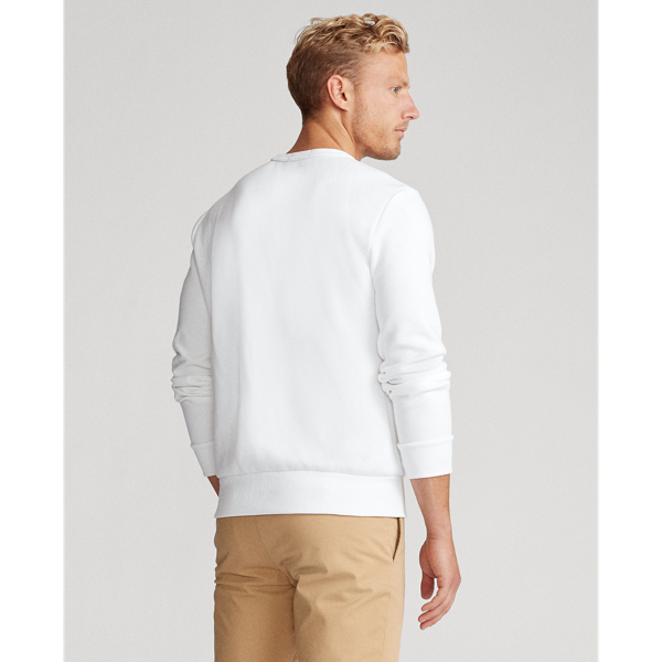 White Double-Knit&nbsp;Graphic Sweatshirt Polo Ralph Lauren 4