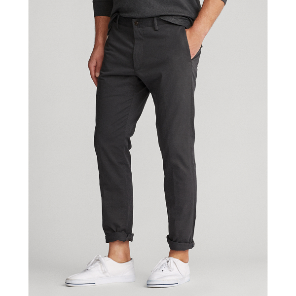 Pebble Black Stretch Slim Fit Chino Trouser Polo Ralph Lauren 3