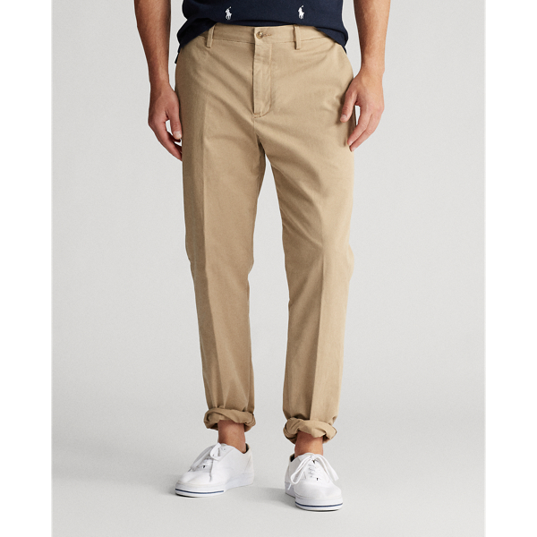 Khaki Hill Stretch Classic Fit Chino Trouser Polo Ralph Lauren 3