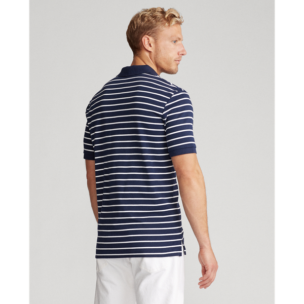 Refined Navy/White Classic Fit Interlock Polo Polo Ralph Lauren 4
