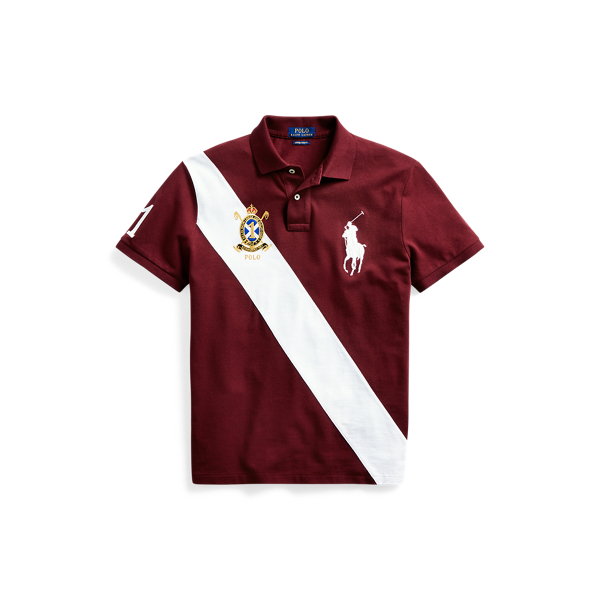 Custom Slim Fit Mesh Polo Polo Ralph Lauren 1