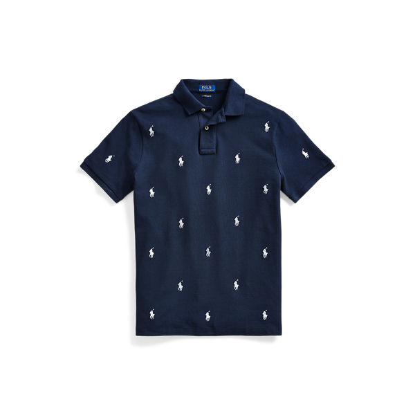 Custom Slim Fit Mesh Polo Polo Ralph Lauren 1