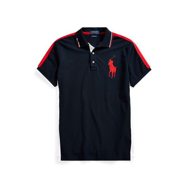 Custom Slim Fit Mesh Polo Polo Ralph Lauren 1