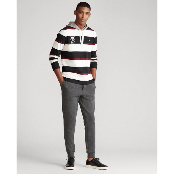 Classic Wine Multi Striped Jersey Hooded T-Shirt Polo Ralph Lauren 3