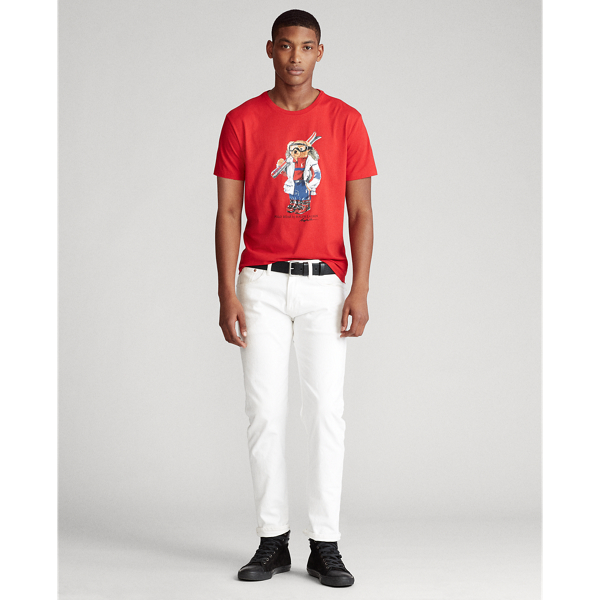 RL Red Classic Fit Ski Bear T-Shirt Polo Ralph Lauren 3