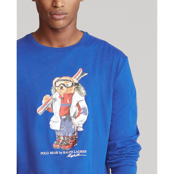 Sapphire Star Classic Fit Ski Bear T-Shirt Polo Ralph Lauren 6