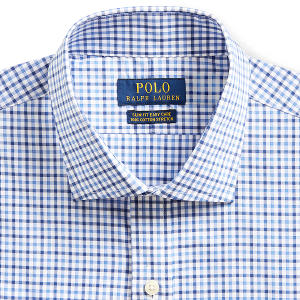 Camicia a quadri Slim-Fit Polo Ralph Lauren in Blu navy/Blu 7