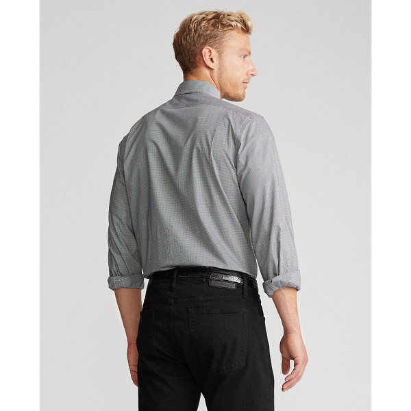 Mini Black/White Custom Fit Gingham Shirt Polo Ralph Lauren 4