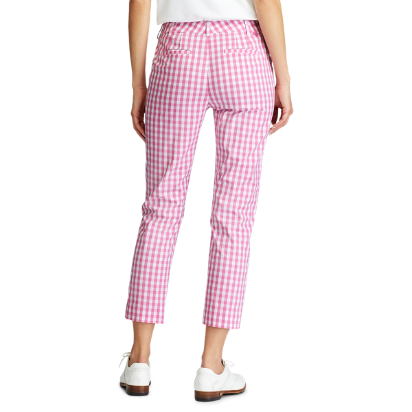Rose Gingham Stretch Golf Capri Trouser Ralph Lauren Golf 4