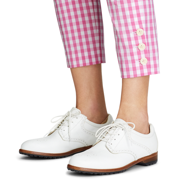 Rose Gingham Stretch Golf Capri Trouser Ralph Lauren Golf 5