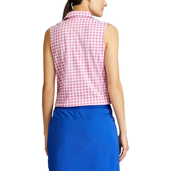 Rose Gingham Gingham Sleeveless Golf Polo Ralph Lauren Golf 4