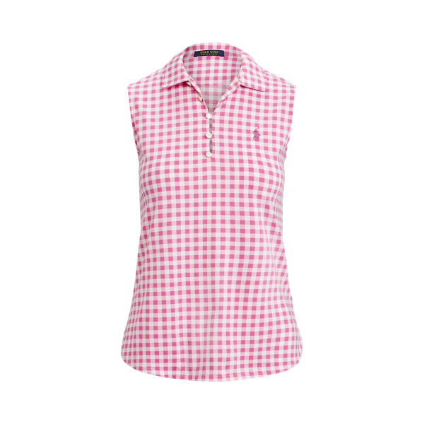 Gingham Sleeveless Golf Polo Ralph Lauren Golf 1