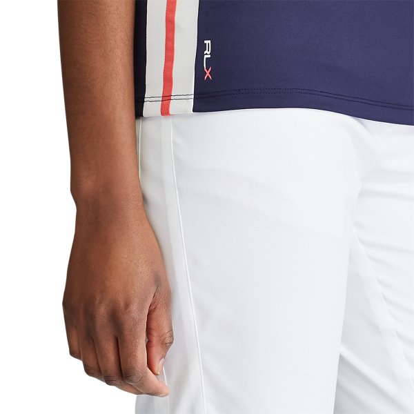 Refined Navy/White Sustainable Golf Polo RLX 5