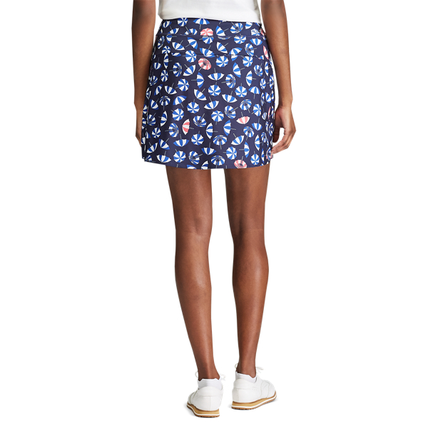 Beach Umbrellas Print Flounce Golf Skort RLX 5