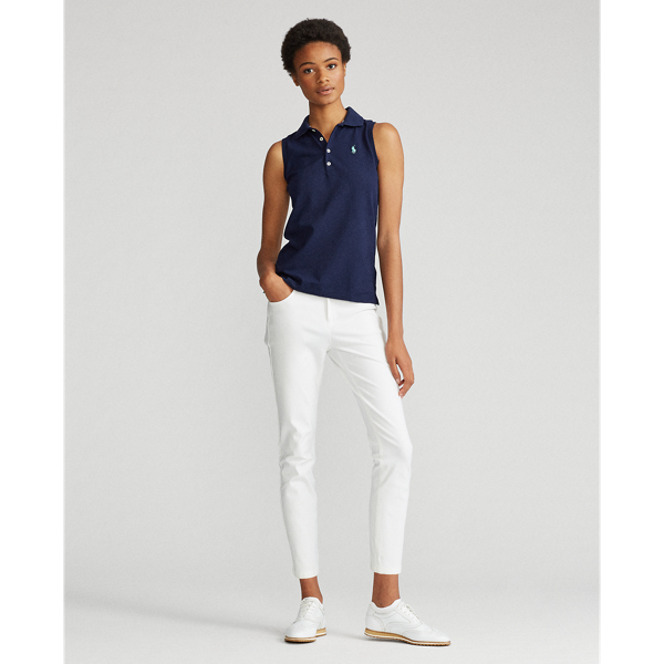 Refined Navy Piqu&eacute; Sleeveless Polo Ralph Lauren Golf 3