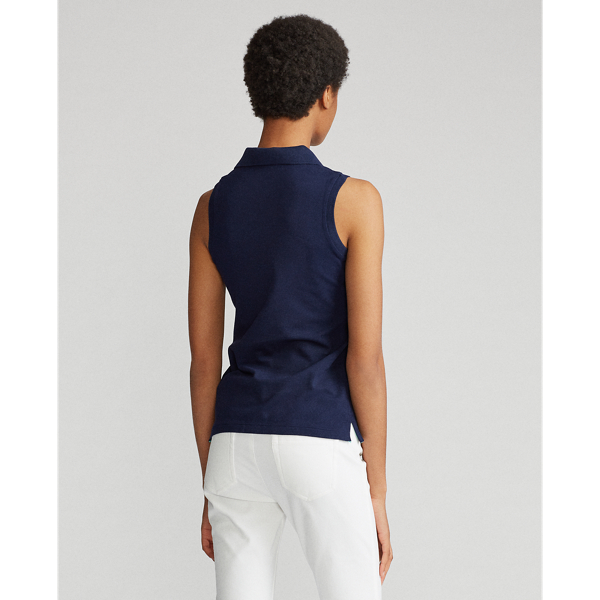 Refined Navy Piqu&eacute; Sleeveless Polo Ralph Lauren Golf 4