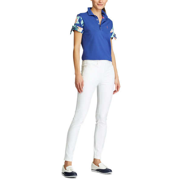 Polo de golf &agrave; manches imprim&eacute;es Ralph Lauren Golf en Bleu marine royal 2