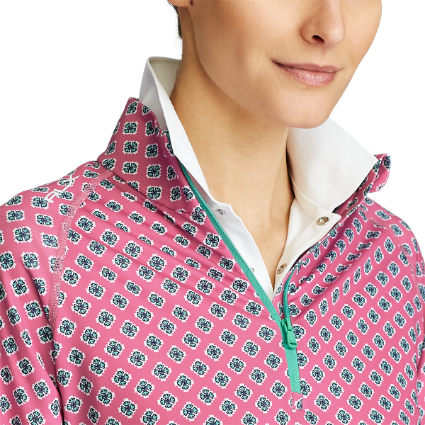 Resort Rose Provencall Sustainable Golf Quarter-Zip RLX Golf 5