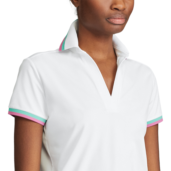 Ceramic White Sustainable Golf Polo RLX 5