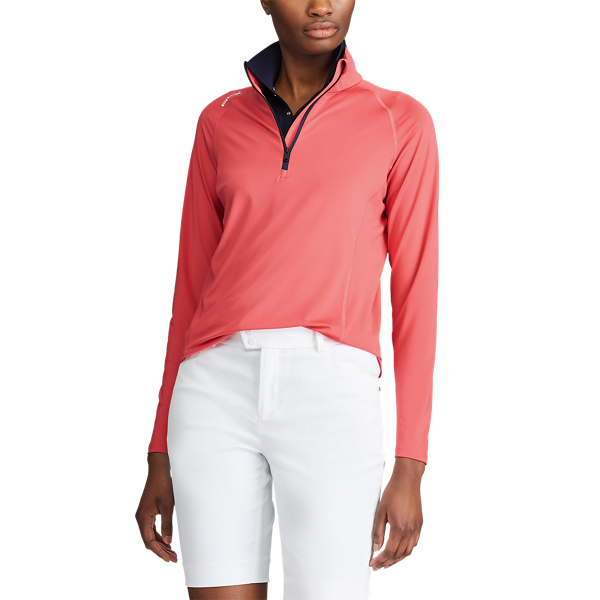 Sustainable Golf Quarter-Zip RLX in Peaceful Coral 3